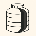 مخزن آب پلی اتیلن ضد جلبک